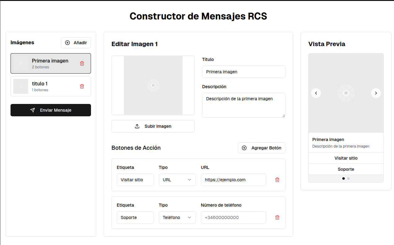 RCS Multimedia Carousel Builder